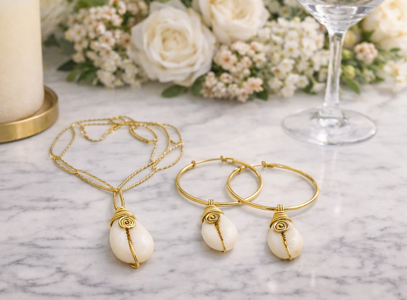 Ensemble Bijoux Cauris