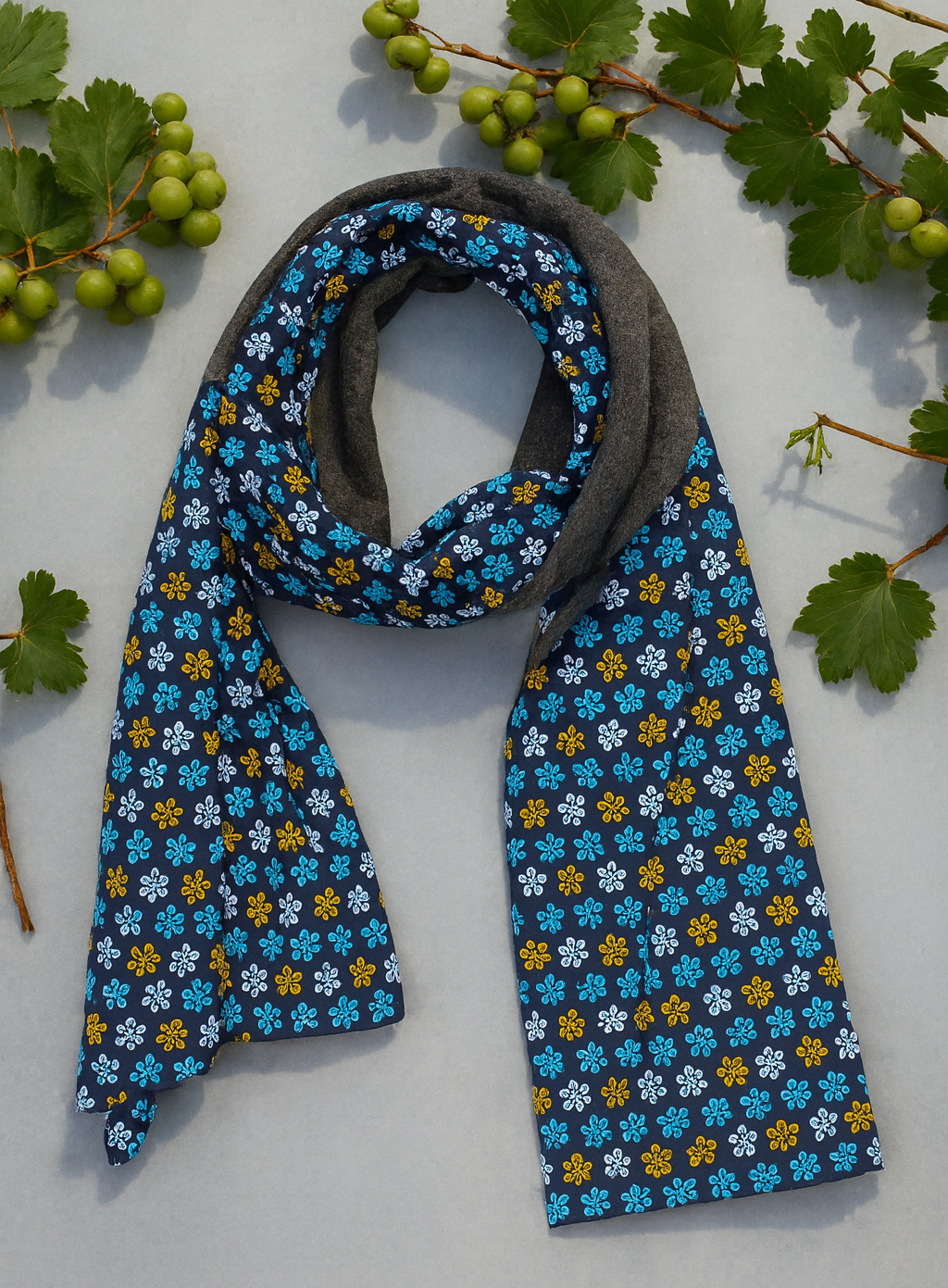 Echarpe wax et polaire