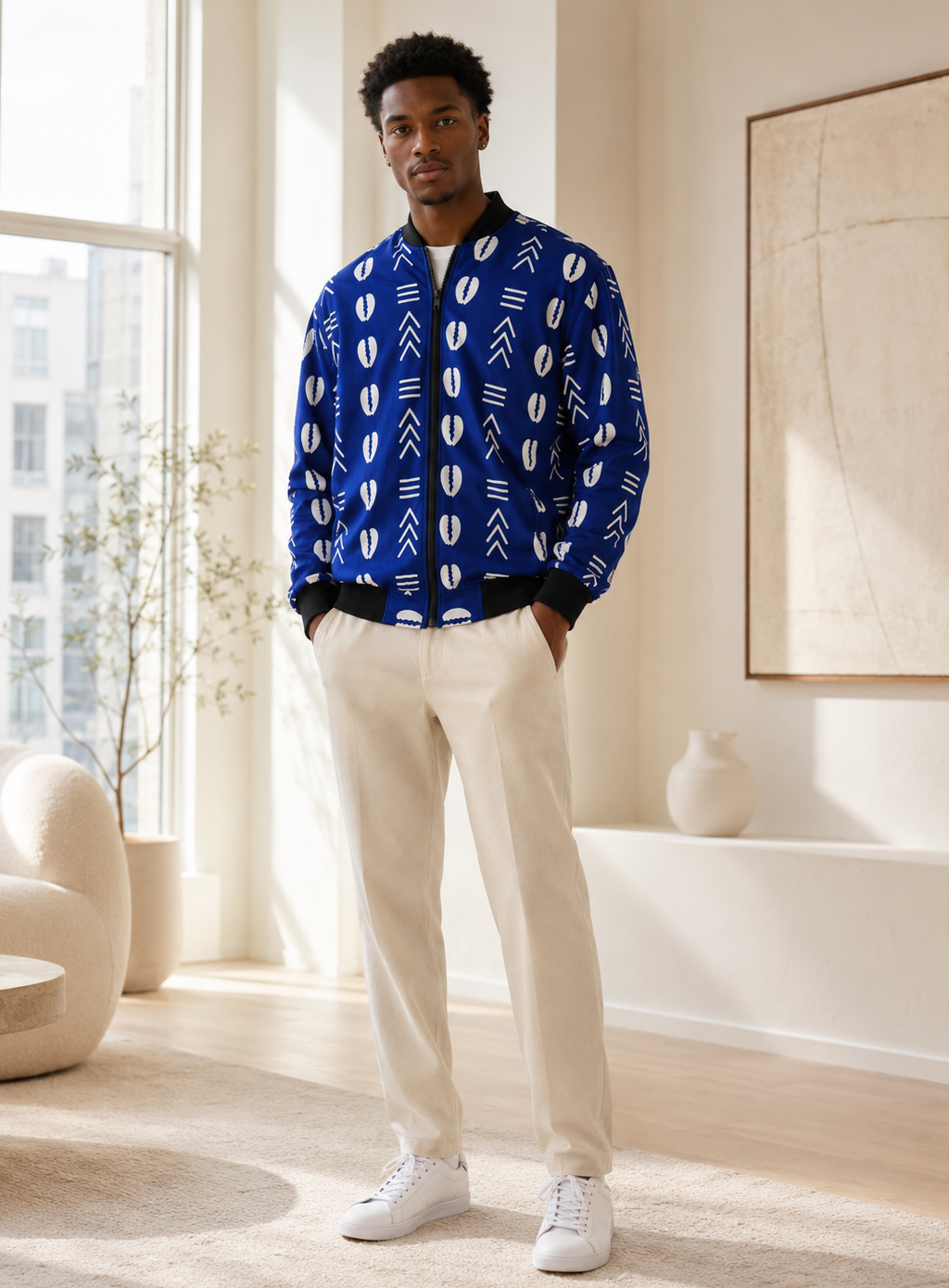 Bombers homme Bleu Cauri
