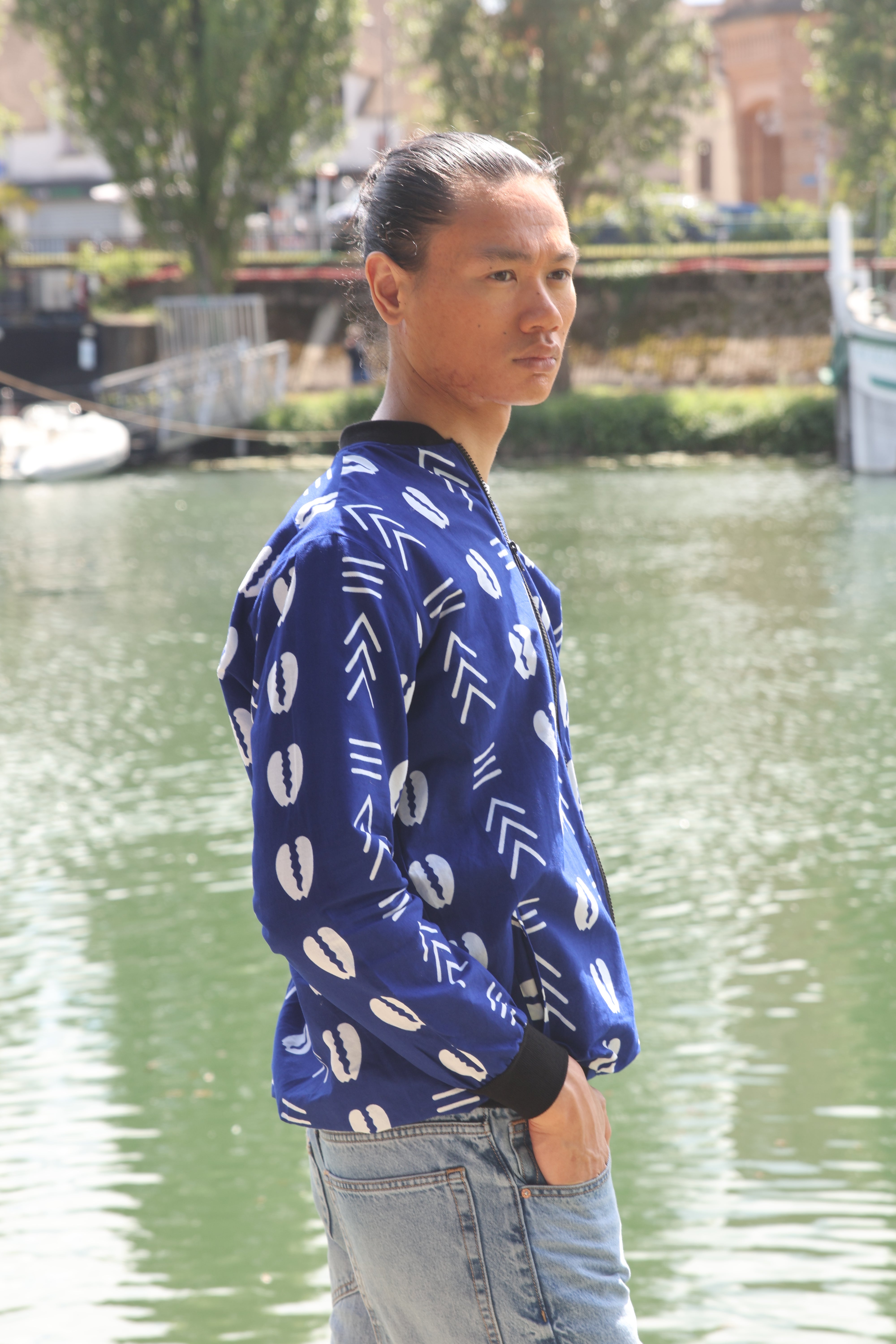 Bombers homme Bleu Cauri