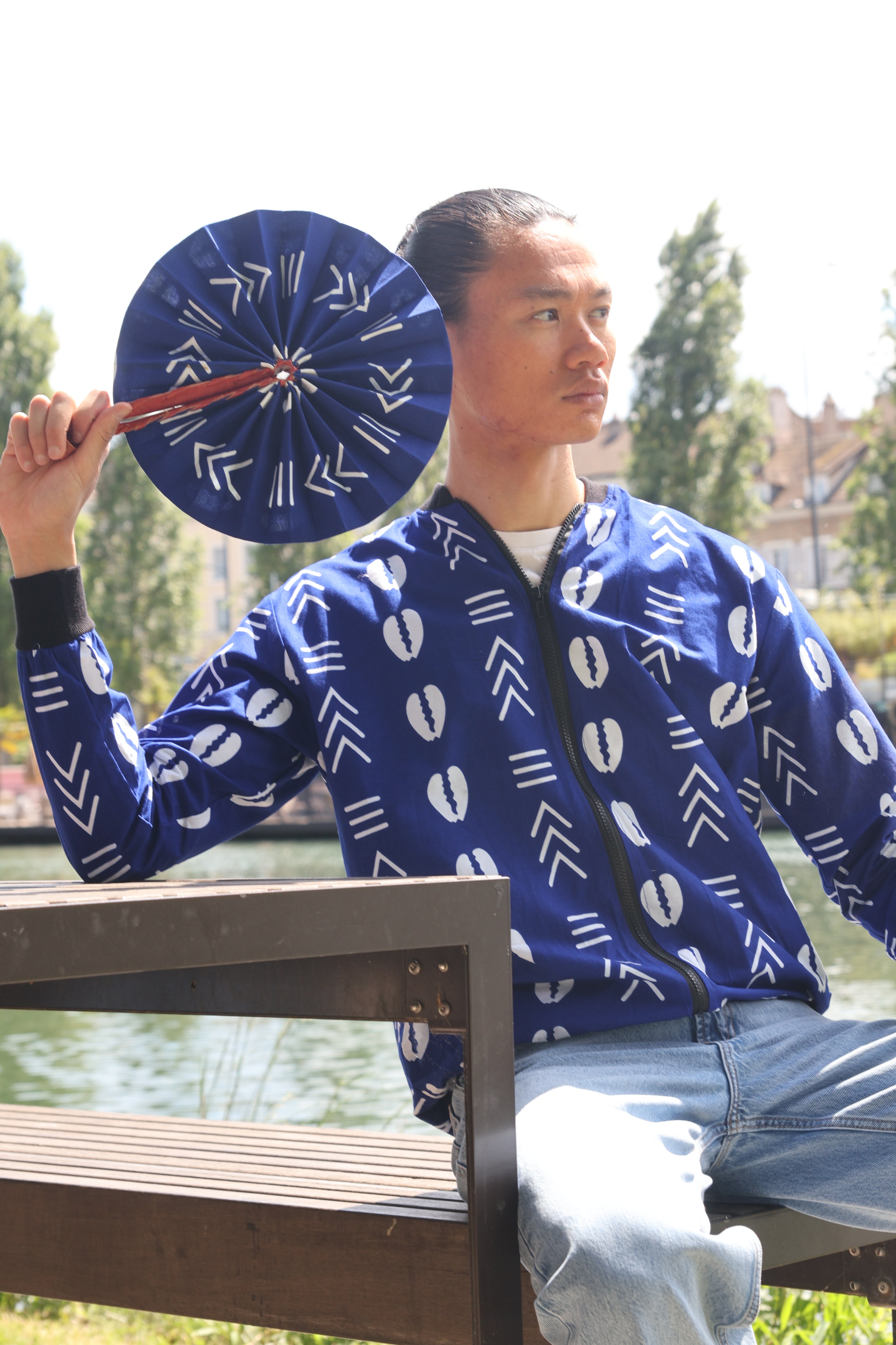 Bombers homme Bleu Cauri