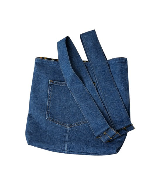 Sac en Jean Yasmina fabriqué à partir d'un pantalon Jean